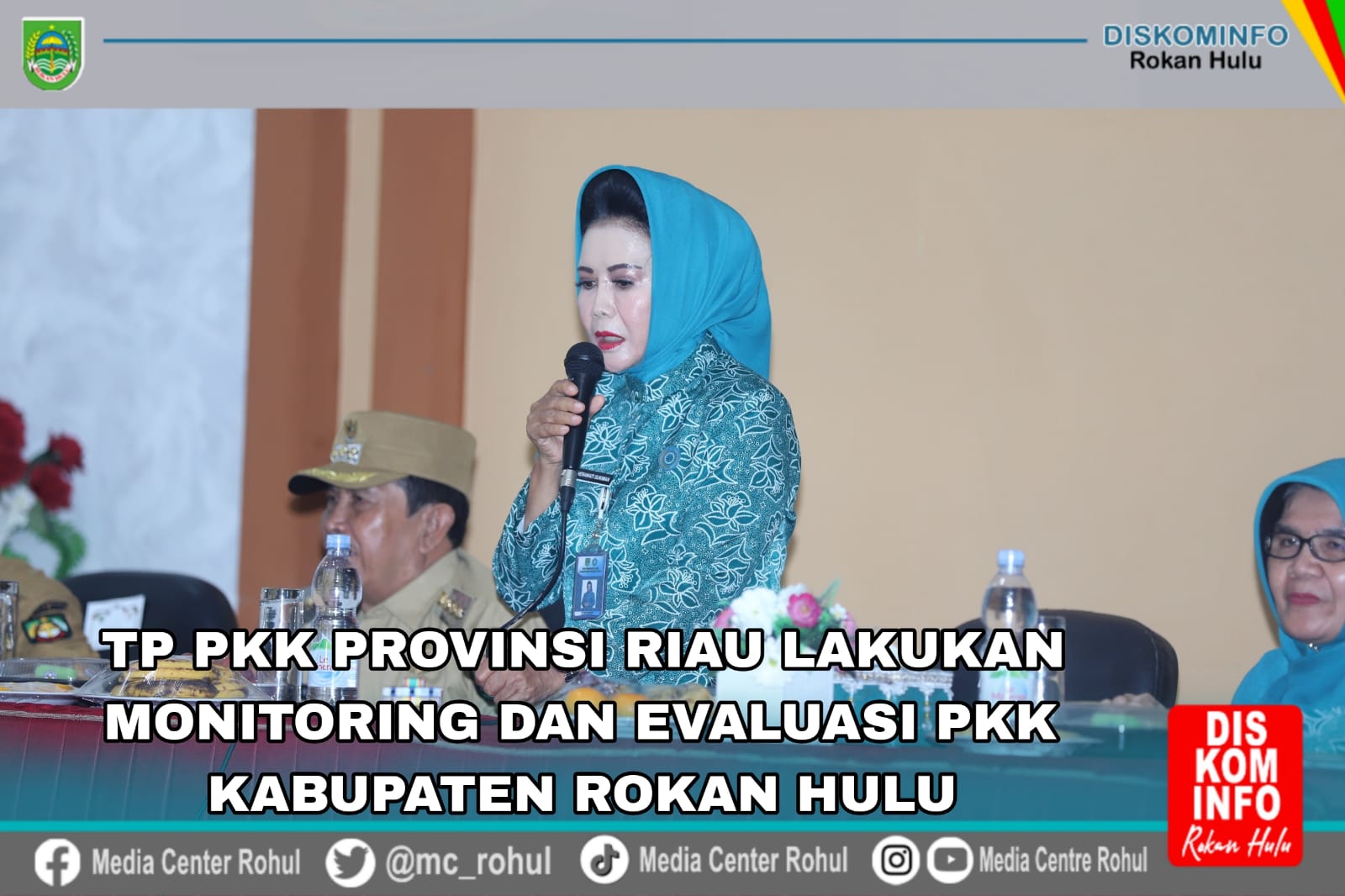 TP PKK Provinsi Riau lakukan Monitoring dan Evaluasi PKK Kabupaten Rokan Hulu